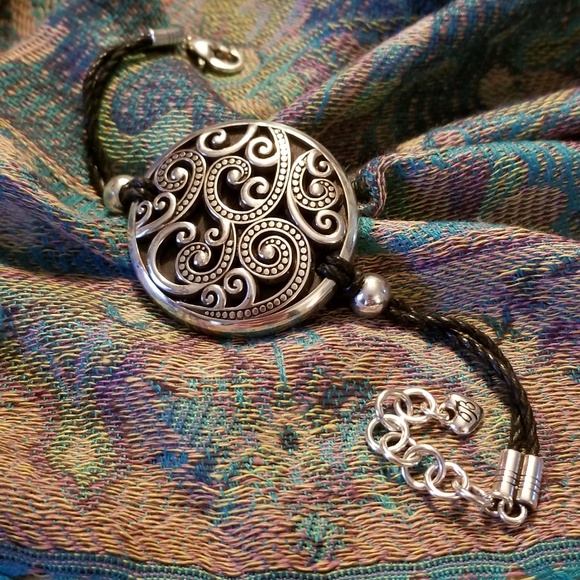 Brighton Jewelry - Brighton Paisley Medallion w/ Cord Bracelet